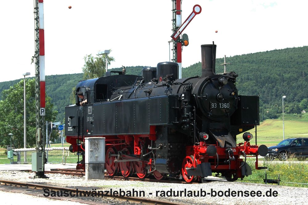 Sauschwänzle-Bahn - Stoomlocomotief 93 1360