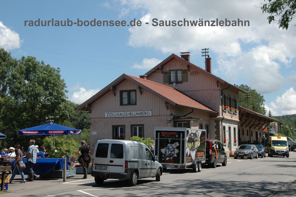 Sauschwänzle-Bahn - Treinstation Zollhaus-Blumberg