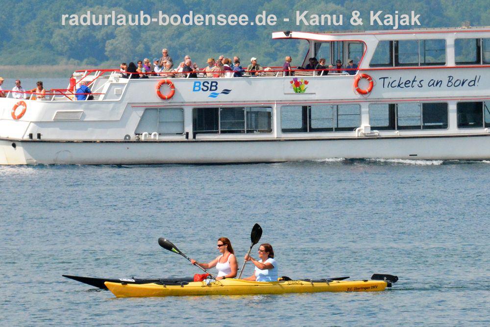 Fietsvakantie aan de Bodensee - Kano & kajak aan de Bodensee