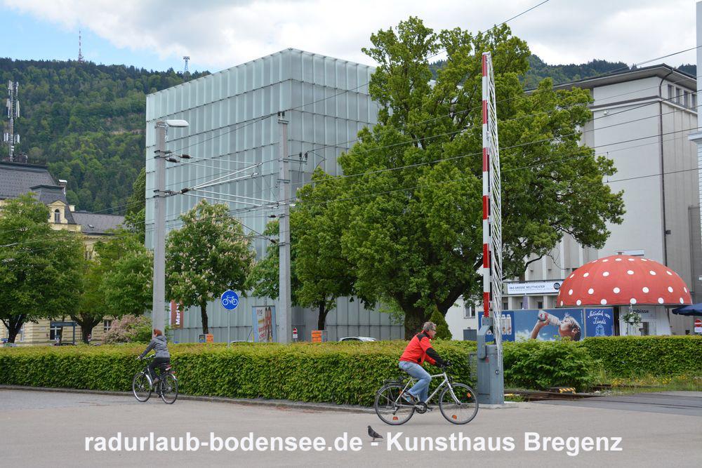 Fietsvakantie aan de Bodensee - Kunsthaus Bregenz