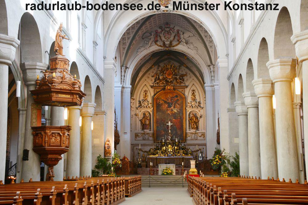 Fietsvakantie aan de Bodensee - Domkerk van Konstanz